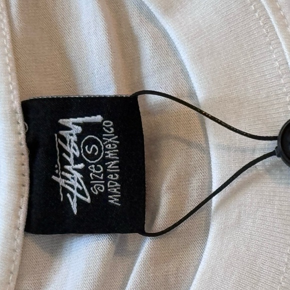 Stüssy “Born Raised 8 Ball” Tee – White - Small - Picture 3 of 5